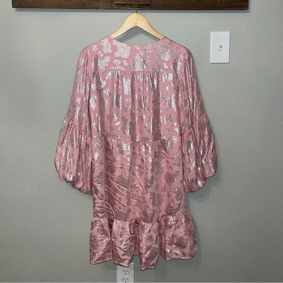 NEW Anthropologie Jolene Jacquard Mini Dress Size LP - Picture 6 of 16